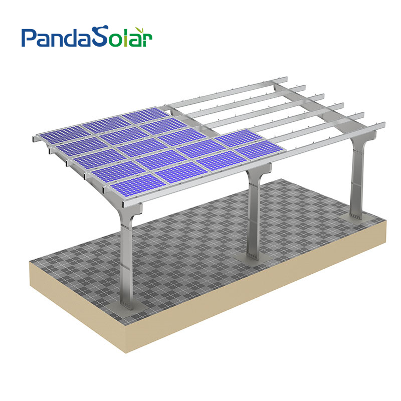 太陽光発電スチールカーポートシステムを正しく設置する方法